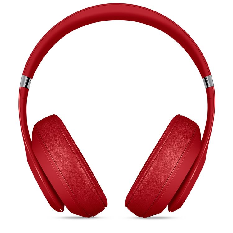 Beats Studio 3 Wireless Headphones with Custom Tuned Drivers, On-ear Control Buttons, Adjustable Headband for Extended Comfort, Sky-line Collection, Apple W1 Chip, Multi-device Pairing, Pure ANC, Up to 40 Hours Battery Life - Red