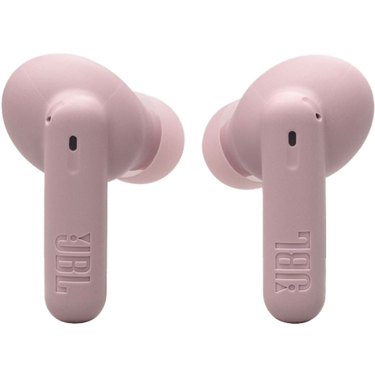 JBL Wave Beam2 True Wireless Earbuds with ANC & Smart Ambient, Water & Dust Resistant, Seamless Bluetooth Pairing, Speed Charging, 40 Hours Battery Life, 4 Microphones, JBL Pure Bass Sound - Pink