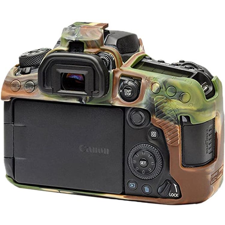 EasyCover case for Canon 90D EA-ECC90DC Silicone Camera Case - Camouflage