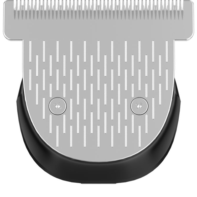 Porodo Lifestyle T-Blade Full-Body Grooming Kit with Metal Curved Blade, 90 Minutes Working Time, 600mAh Battery, USB-C Charging Port, Base, 2, 3, 6 & 9 mm Combs Included, 5W Rated Power, Wet & Dry Shaving - Black