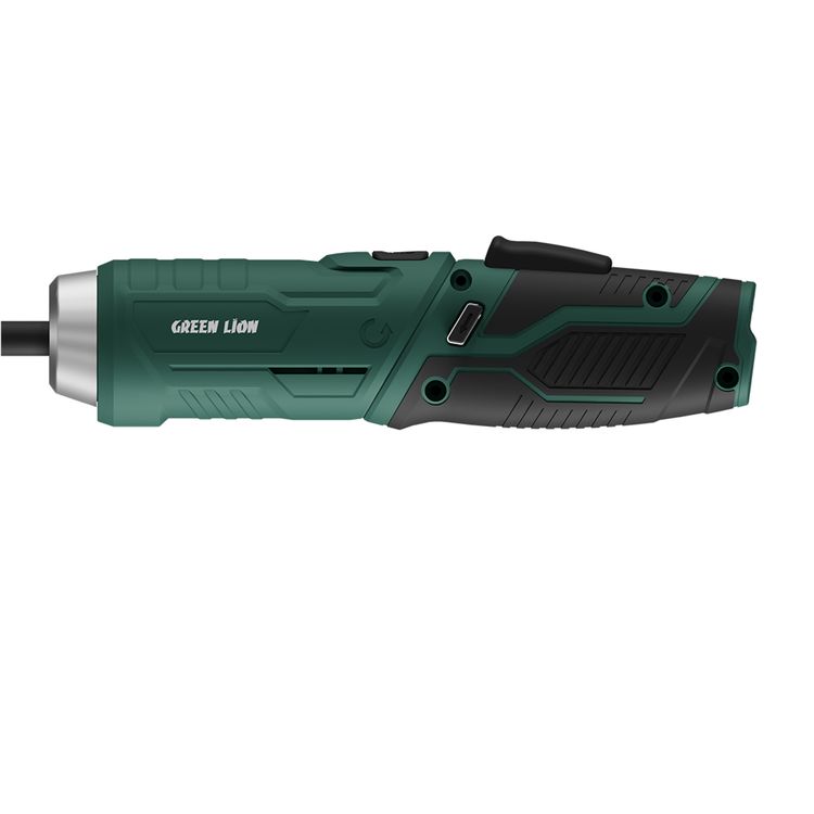 Green Lion GTS-700 Tool Kit Set with 213 Pieces, LED Working Light, 250 RPM No-Load Speed, Forward/Reverse Control, Adjustable Handle, Magnetic CR-V Bits, Stacking Storage Box, 90° Adjustable Handle, 1/4" Hex Chuck Quick-Release, Cordless Screwdriver & Tool Kit - Green
