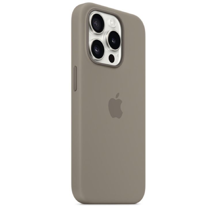 Apple iPhone 15 Pro Max Silicone Case with MagSafe  - Clay