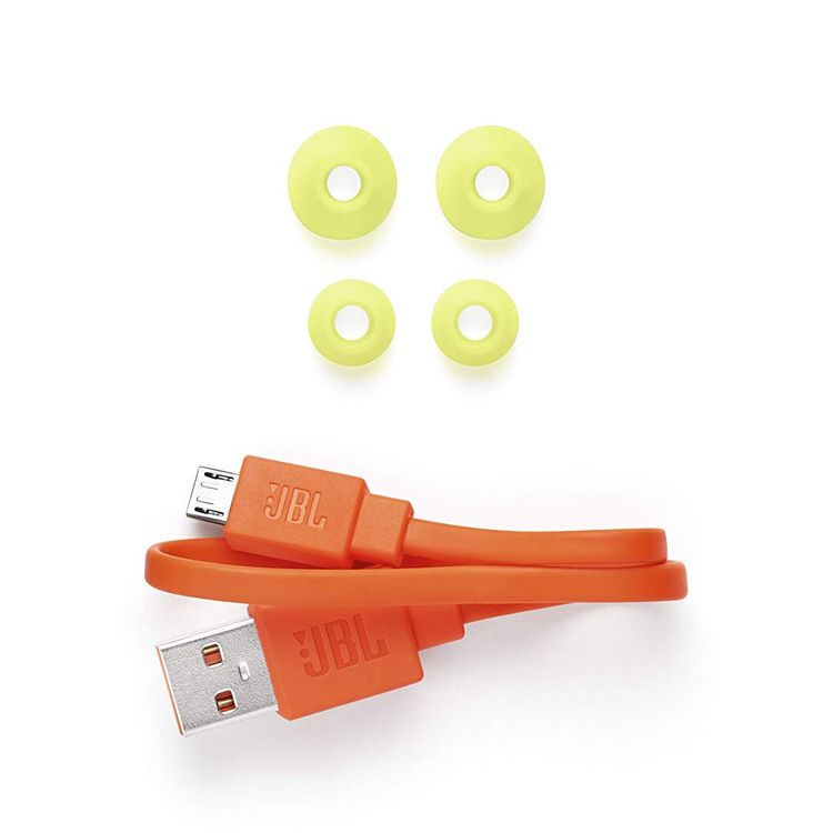 JBL Endurance Sprint Waterproof Wireless In-Ear Sport Headphones With Touch Controls, 8 Hours Playtime, Magnetic Hook Design with Hands-free Calls - Yellow Green