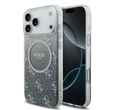 غطاء ماجسيف للحماية لجهاز iPhone 17 Pro مصنوع من الكمبيوتر والـ TPU مع لمعان متدرج، يوفر حماية من الصدمات، تصميم نحيف، قبضة مريحة، تغليف مستدام، سهل التركيب، خفيف الوزن - رمادي