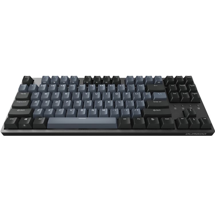 Durgod Taurus K320 TKL Mechanical Gaming Keyboard - 87 Keys - Double Shot PBT - NKRO - USB Type C (Cherry Brown, Space Grey)