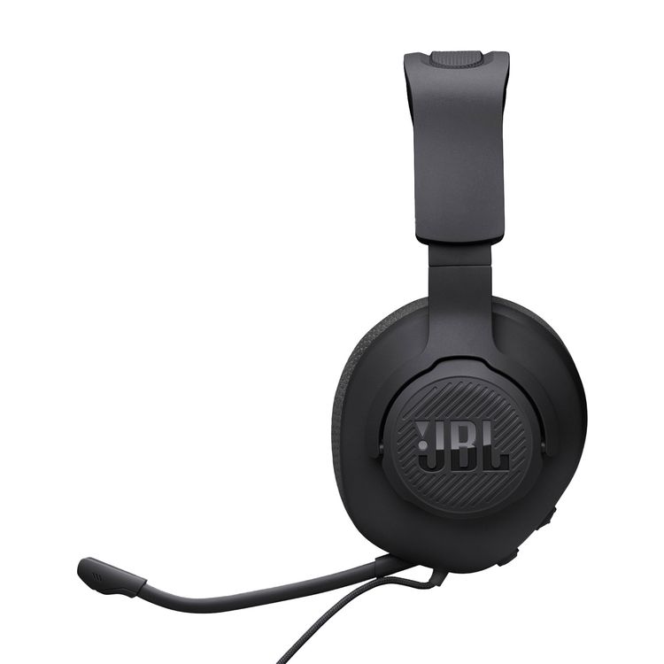 JBL Quantum 100M2 Wired Over-ear Gaming Headset, Lightweight & Compact Design, Memory Foam with Fabric Ear Cushions Material, 1.2m Cable Length, 40mm  Driver Size - Black