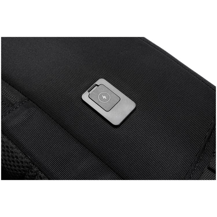 Porodo Gaming PS5 Storage & Laptop Backpack with Water-Resistant Material, Console & Controllers Storage, Trolley Sleeve Design, Glasses Holder Strap, Type-C Charging Port  - Black