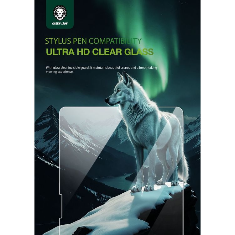 Green Lion iPad Screen Guard for iPad 10 (10.9") & iPad A16 (11"), Anti-Fingerprint, Oleophobic Coating, Anti-Scratch, Precise Touch, Anti-Broken - Clear