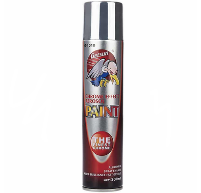 طلاء بخاخ Getsun Chrome Effect The Finest Chrome، 330 میلی لیتر