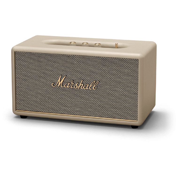 Marshall Stanmore III Wireless Portable Stereo Bluetooth Speaker, 10m Bluetooth Range, Bluetooth Version 5.2, Iconic Marshall Styling, High-quality Materials, Dynamic Loudness - Cream