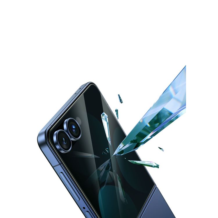 حزمة حماية الخصوصية من جرين ليون لهاتف زي فليب 7 مع فيلم مرن، مضاد للتسلل، فائق النحافة، مستوى صلابة 9H، مضاد للخدوش، مضاد لبصمات الأصابع - أسود