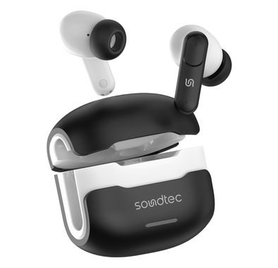 Porodo Prosound TWS Wireless Earbuds with Ergonomic In-Ear Design, 300mAh Charging Case & 35mAh Earbuds Battery, Bluetooth Version 5.4, Up to 120 Hours Play Time, Hands-Free Calling, Stereo Sound Quality, Advanced Noise Reduction - Black