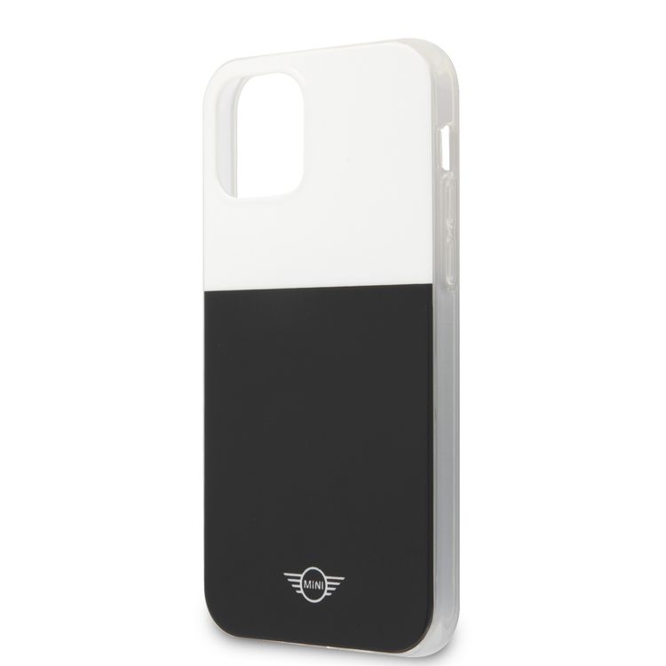 Mini Cooper PC/TPU Color Block Hard Case for iPhone 12 / 12 Pro (6.1") - White