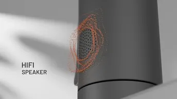 Porodo Full HD Portable Smart Projector in UAE | 1080p Resolution, 2 Hours Battery Life - Gray | (PDETK12GY)