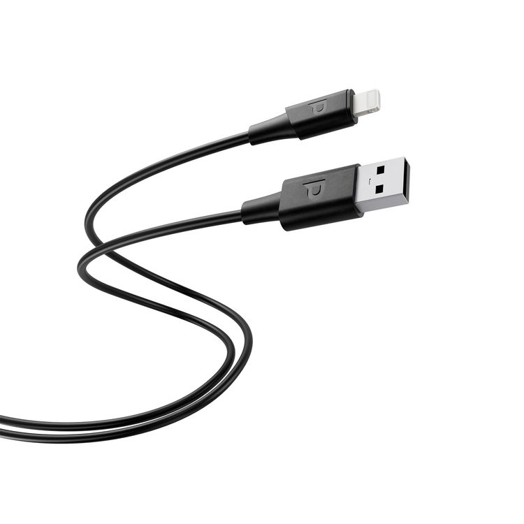 كابل باورولوجي باور سينك فليكس من نوع USB-A إلى لايتنينغ بطول 2 متر، مع قدرة على التحمل تصل إلى 10000 انحناء، وشحن سريع ونقل بيانات، مصنوع من مادة TPE مُشكَّلة، بسرعة نقل بيانات تصل إلى 480 ميجابت في الثانية - أسود.