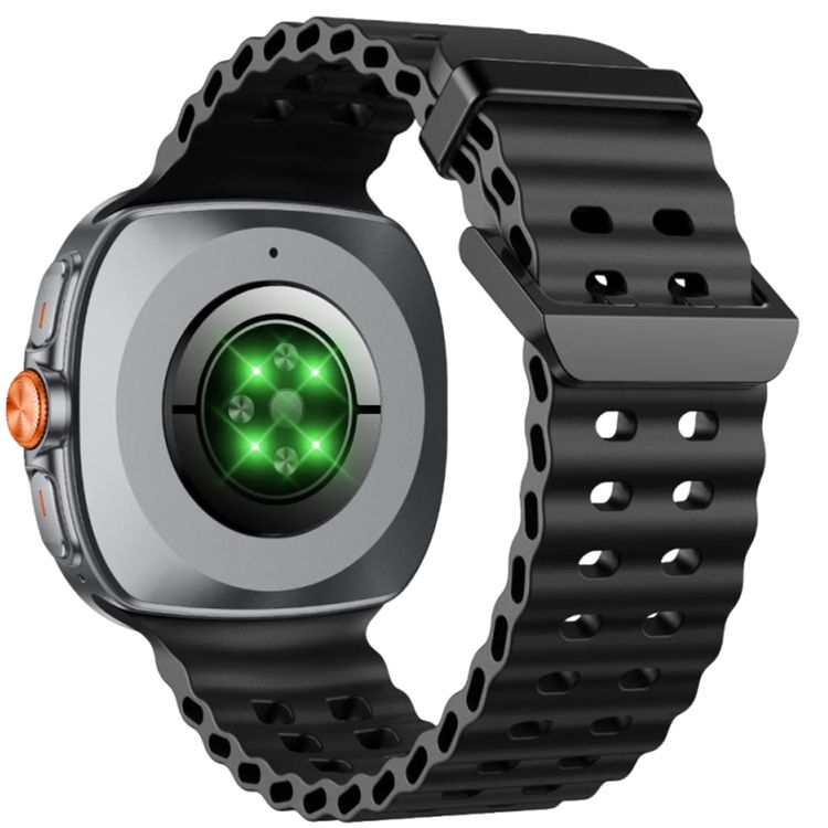 Green Lion Connect Pro Smart Watch, Always-On Display, Call & Social Notifications, Music Control,  Raise Wrist Wake Screen - Black