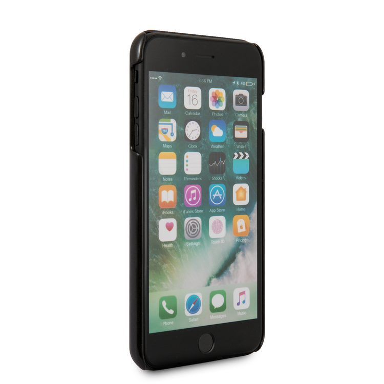 CG MOBILE Ferrari Heritage 488 Genuine Leather Hard Phone Case Compatible for iPhone 7 / 8 Plus | Shock & Scratch Resistant Mobile Case Officially Licensed - Red