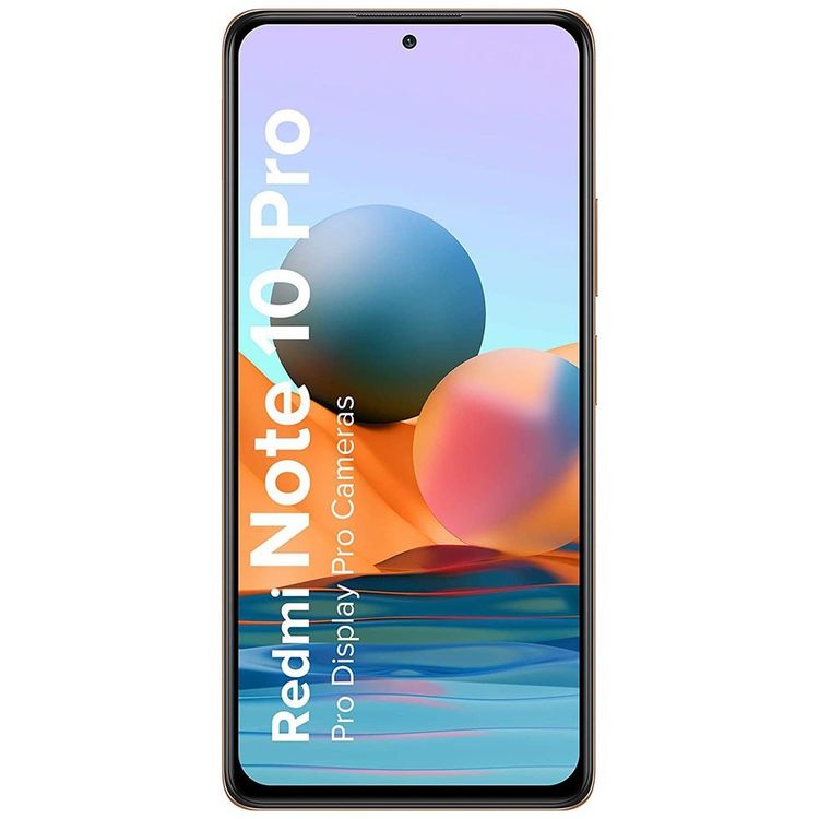Xiaomi Redmi Note 10 Pro 4G LTE Smartphone Dual Sim 6.67" inch Display 8GB RAM / 128GB ROM Storage, IP53 Water Resistant, 16MP Front & 108MP Rear Camera, Qualcomm Snapdragon 732G Chipset, 4K Video, 5020 mAh Battery Android Mobile Phone - Gradient Bronze