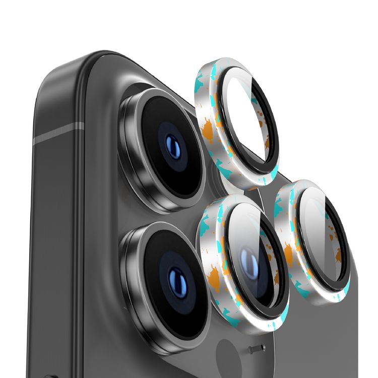 Green Lion iPhone 15 Pro / Pro Max For Camo High Transparency Camera Lens - Silver