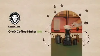Order Green Lion G-70 600ml Black 8 in 1 Coffee Maker Set Metal Box with Wood Handle Now (GNG70COFFST)