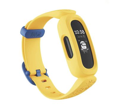 Fitbit Ace 3 Fitness Wristband Minions Edition Compatible for Kids, Animated Clock Faces, All Day Activity Tracking, Swim proof Water Resistant (50 meters), 8-Day Battery Life - Black/Yellow