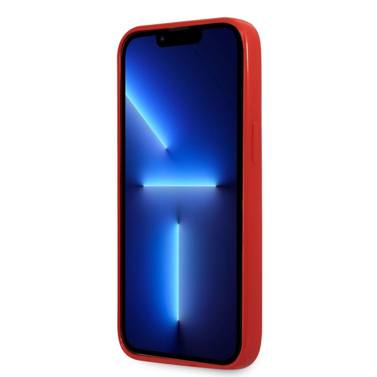 US Polo Assn Full TPU DH Logo Flou Case for iPhone 13 Pro Max( 6.7 ) - Red