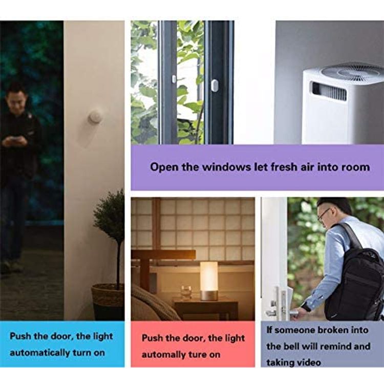 Xiaomi Mi Window and Door Sensor, Easy to Install, Highly Sensitive Sensor Suitable for All Types of Households - White