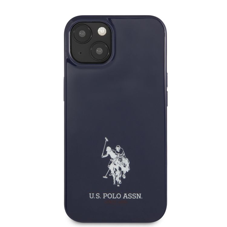 CG MOBILE U.S. Polo Assn. Full TPU Mini Horses Logo USPA Compatible for iPhone 13 (6.1") Drop Resistant, Easy Access to All Ports, Anti-Scratch