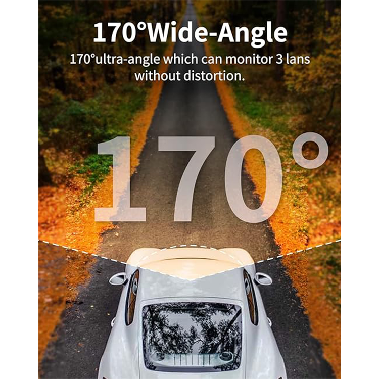 ThiEYE Dual Dash Cam Front and Rear, 1080P FHD 3” IPS Screen, 170° Wide Angle, Loop Recording, WDR, Night Vision, G-Sensor