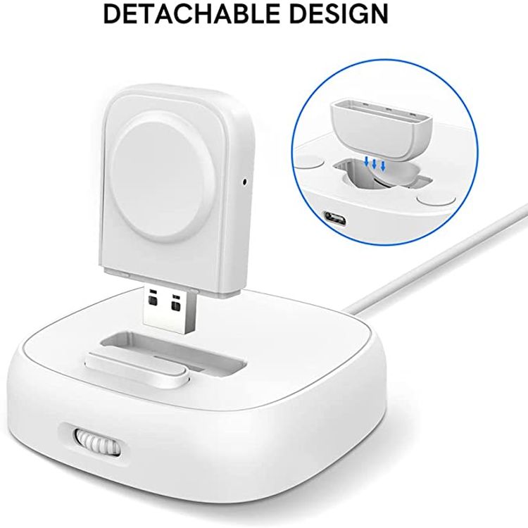Ahastyle ABS Plastic Foldable Stand For Apple Watch Charger, Compatible with all Apple Watch models Series - White