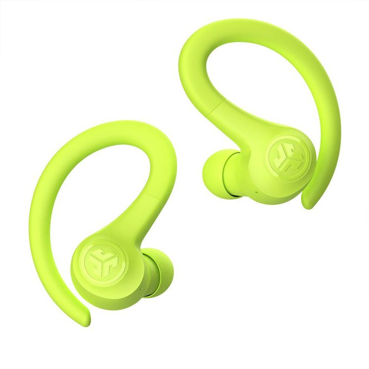 JLAB Go Air Sport True Wireless Earbuds, Touch Controls, Dual Connect, Type-A Charge Plug, 2 Hours Case Charging Time - Yellow
