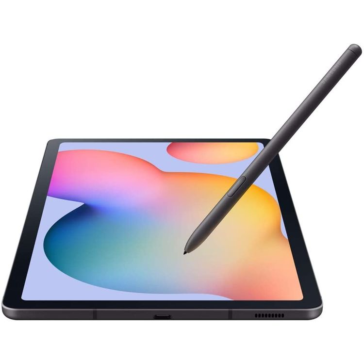 Samsung Galaxy Tab S6 Lite with S Pen SM-P615 10.4" inch Display 4GB RAM / 64GB ROM, 15W Fast Charging, 7040 mAh Long-Lasting Battery, Octa-Core Exynos 9611 Processor, 5MP Front & 8MP Rear Camera, Bluetooth, Android 10 ( Wi-Fi + Cellular ) 4G LTE Tablet -  Gray
