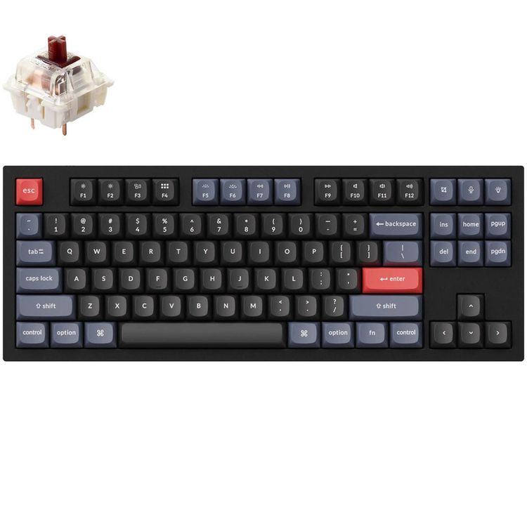 Keychron Q3 QMK Custom Hot - Carbon Black