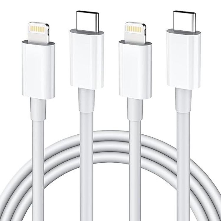 Apple USB-C to Lightning Cable 1m ; tangle free, lightweight, fast charging - White