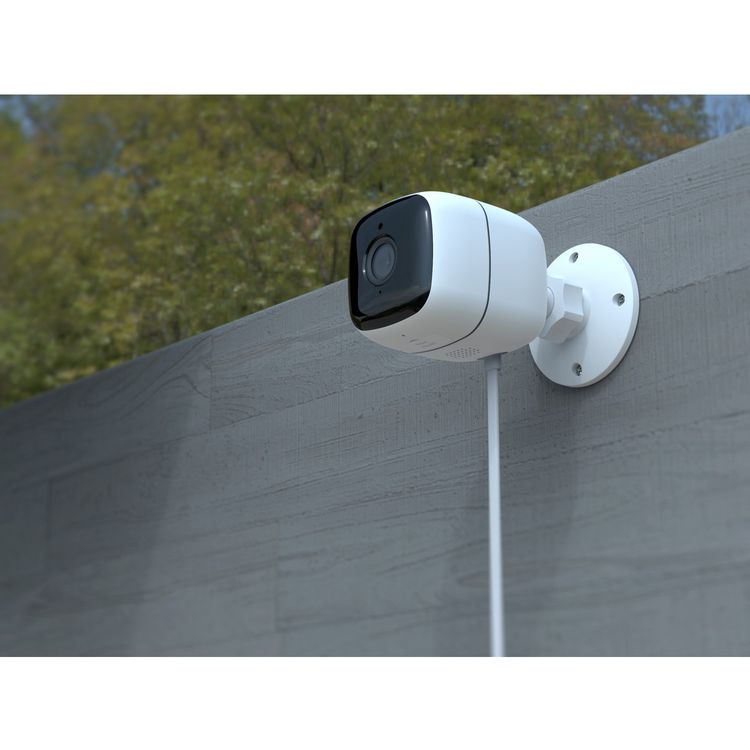Powerology Security Outdoor Camera  with 110° Wide-Angle Lens, Full HD 1080P Resolution, Up to 10m Night vision, Two-Way Talk, Motion Sensor - White