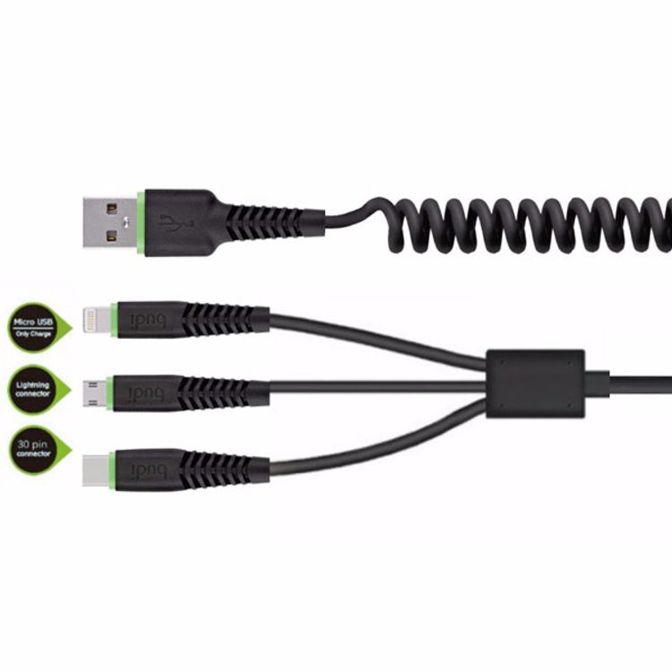 بودي 3 في 1 كابل 2 أمبير - أسود