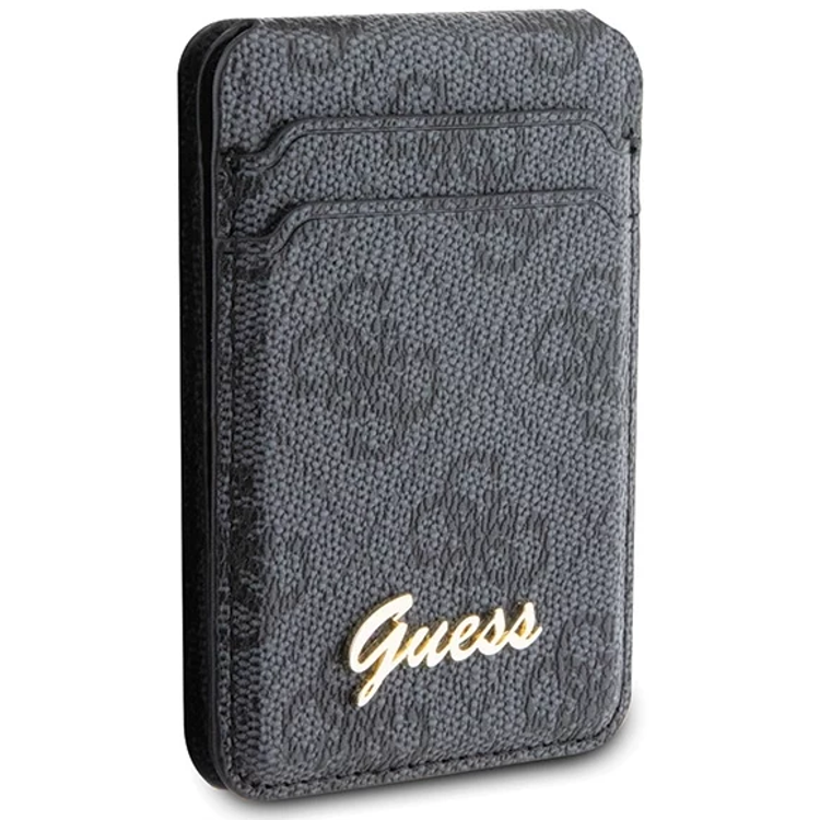 Guess Wallet Cardslot Magsafe Stand 4G Classic - Black