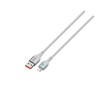 Porodo USB-A to Lightning Charging & Data Cable with 3A R...