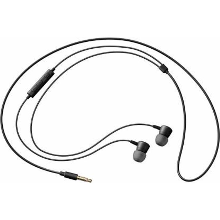 Samsung HS130 Stereo Headset with Microphone, In-Ear Wired Headphones with Built-in Control, 3.5mm Headphone Connector - Black