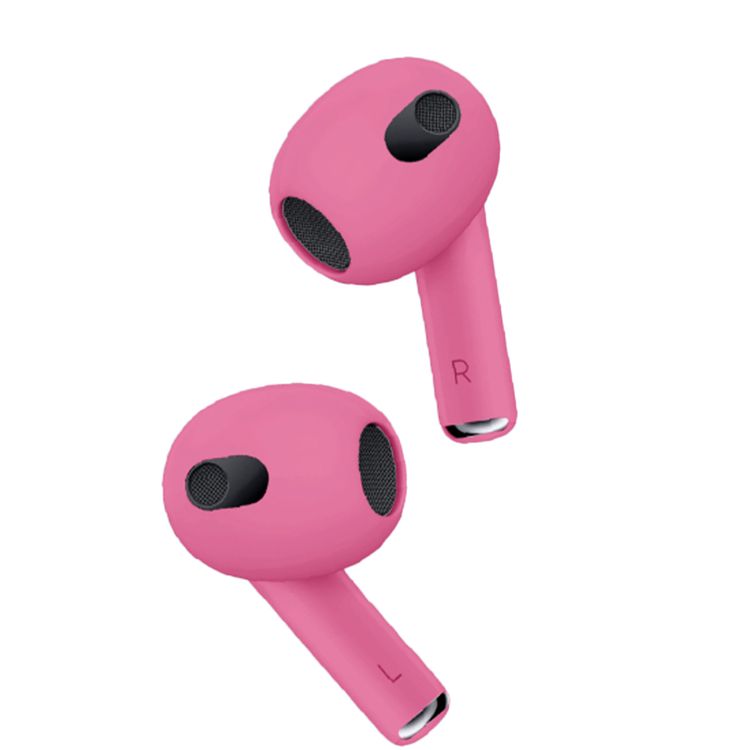 Porodo Blue Deep Bass Wireless Earbuds 3, 20 Hours Working Time, Type-C Charging Port, Environmental Noise Cancellation, Independent Earbuds, Touch Control - Pink