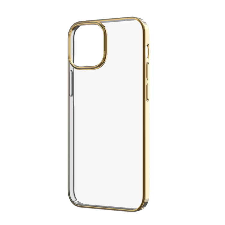 Devia Glimmer Series PC Elegant Case Compatible for iPhone 13 Pro Max (6.7") Shock Absorbent, Scratches Resistant, Slim & Lightweight Protective Back Cover - Gold
