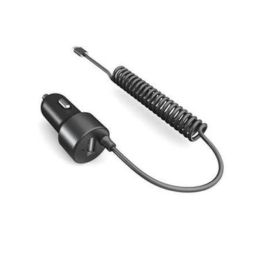 Porodo Car Charger 4.8A With Type-C Cable 1.5m - Black