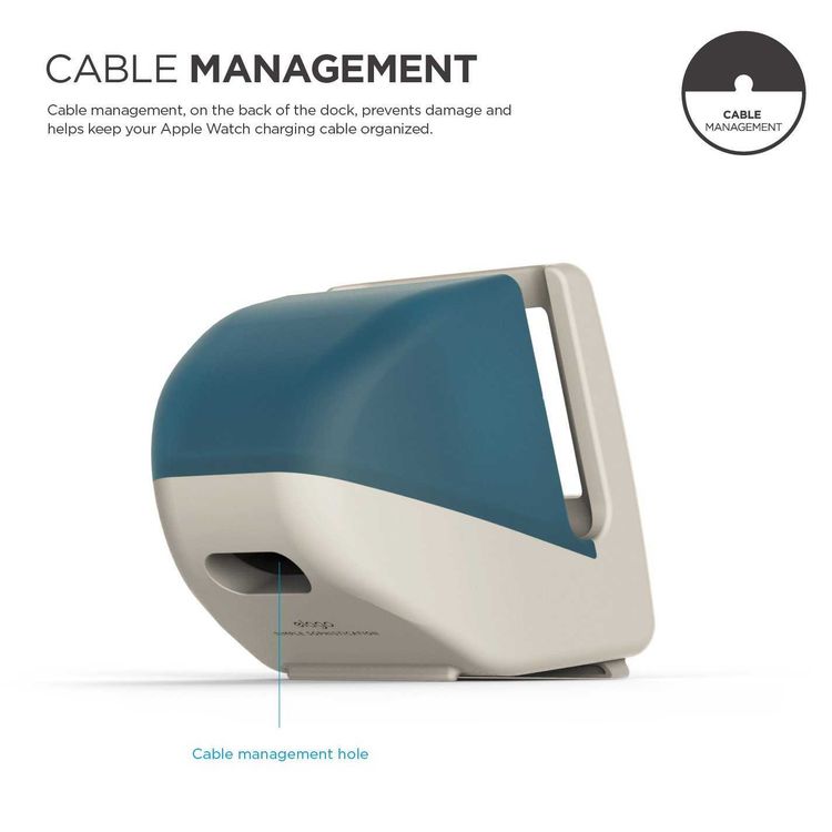 ايلاجو W4 حامل مع جميع أنواع سلسلة ساعة ابل ، عرض شاشة ابل من خلال الانفجار ، سهل الاستخدام ، سيليكون خالٍ من الخدوش ، أزرق مائي