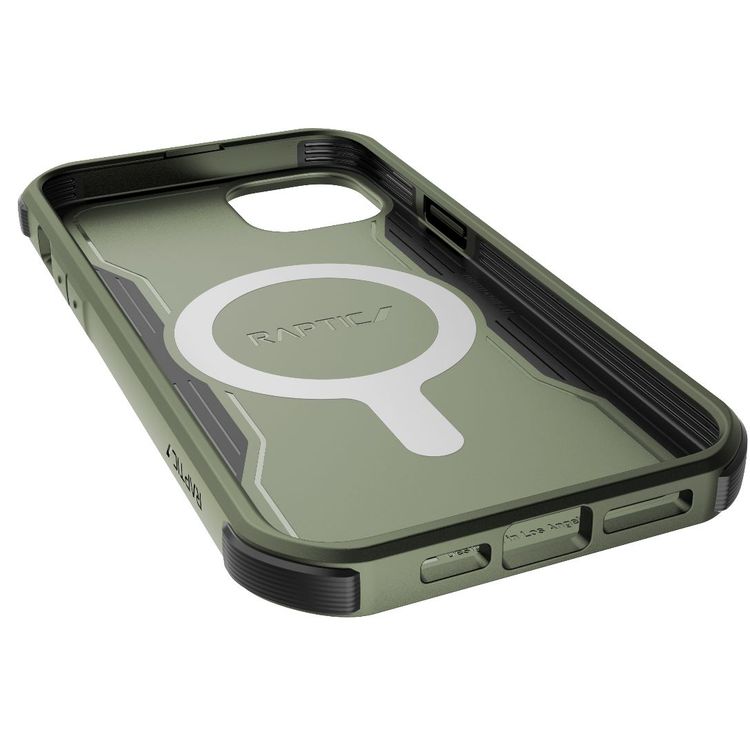 X-Doria Raptic Secure Built For MagSafe Compatible with iPhone 14 Pro - Moss Green