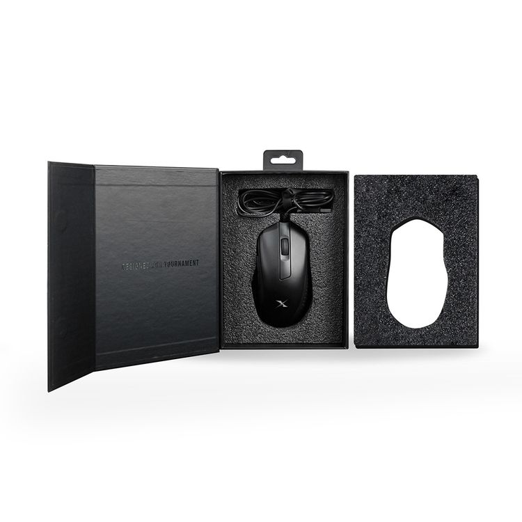 Bloody X5 Pro for RGB Esports Gaming Mouse with 3389 16K Optical Sensor, Anti-Slip Grip Handling, Wired Gaming Mouse with 4 Customizable Sensor Sensitivity - Black