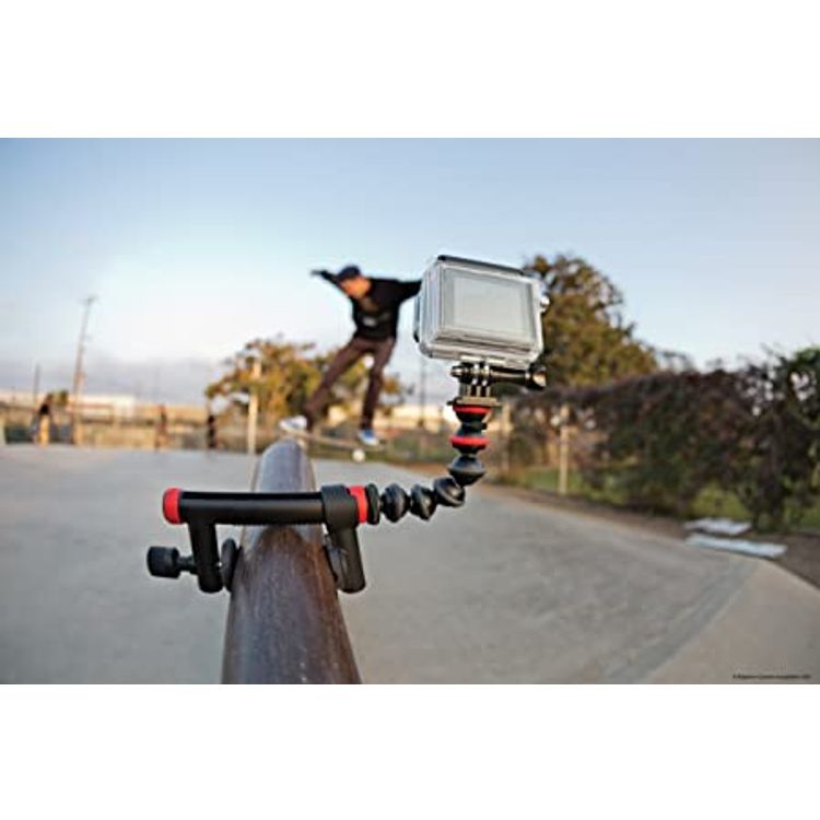 Joby JB01280-BWW Action Clamp and GorillaPod Arm Tripod (Black/Red)