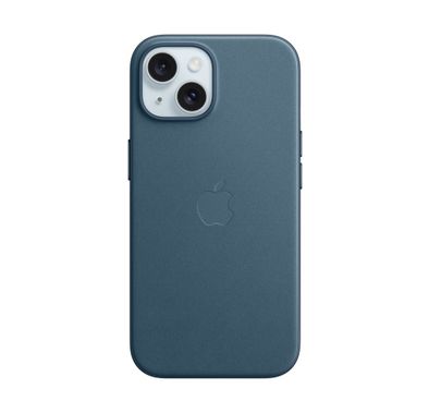 Apple iPhone 15 FineWoven Case [MagSafe] | Pacific Blue