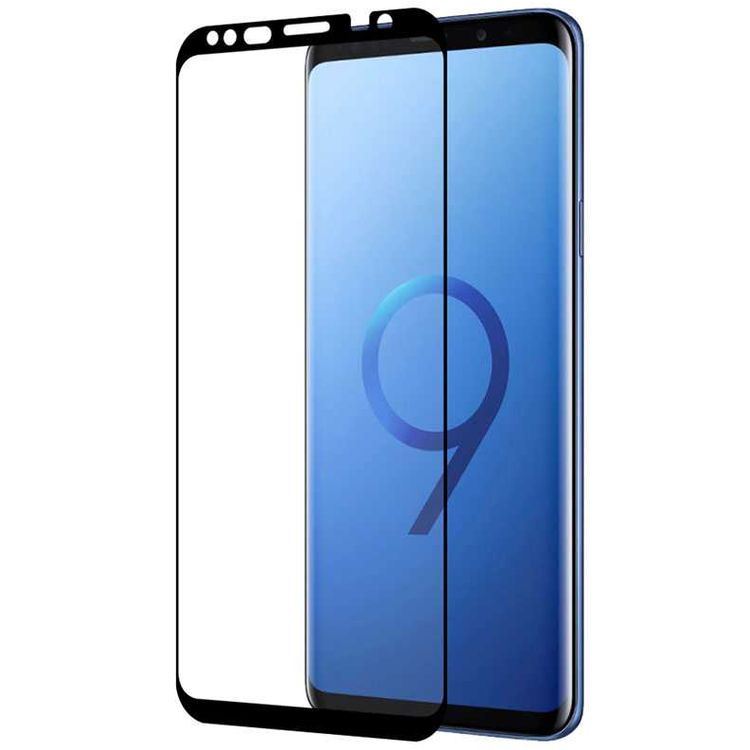 Devia 3D Curved Tempered Glass Seamless Full for Samsung S9 - Black