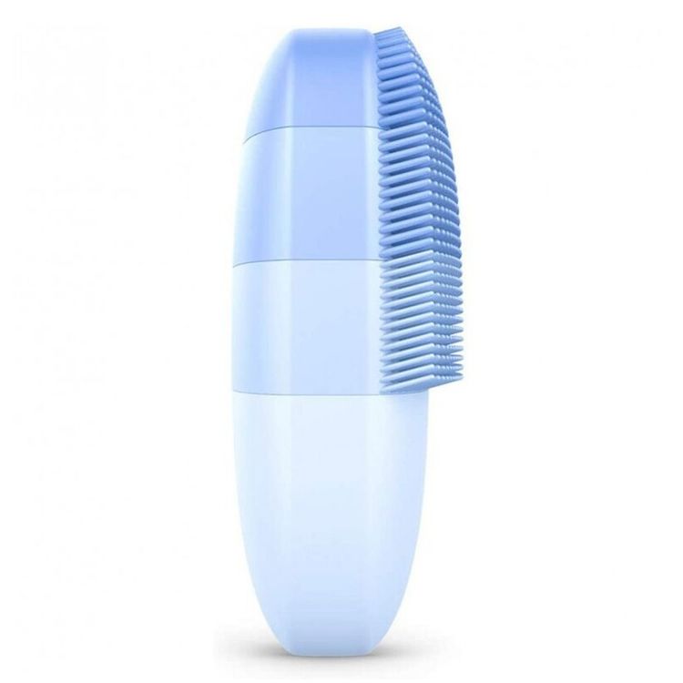 inFace Waterproof Electric Sonic Face Brush with Up to 4 Hours Working Time, Dual Sonic Technology, 300mAh Battery Capacity, Up to 6000 Vibrations per Minute - Blue