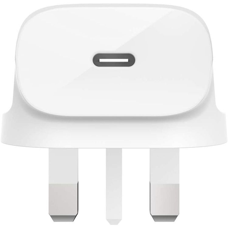 USB-C Charger Adapter Belkin WCA003myWH 20W USB-C Wall Charger - White